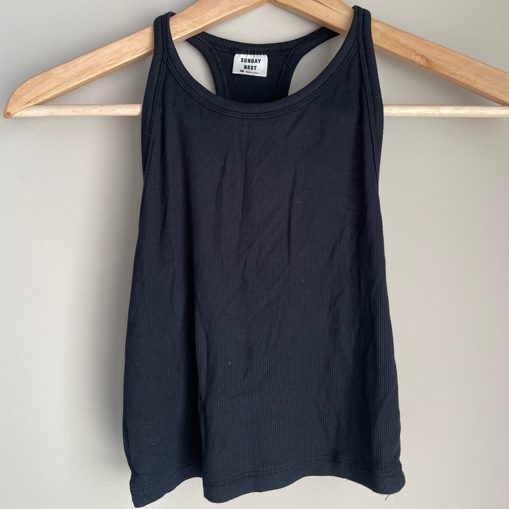 SUNDAY BEST Bundle of 2 Racerback Cropped Tanks